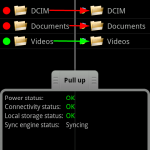 Sync status and conditions viewer