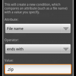 Advanced condition creator