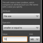 Bandwidth saving conditioning